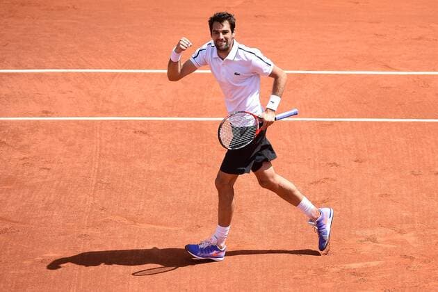 Jeremy Chardy (FRA) TENNIS : Roland Garros 2015 - Internationaux de France - 30 05 2015 TennisMagazine Panoramic 
