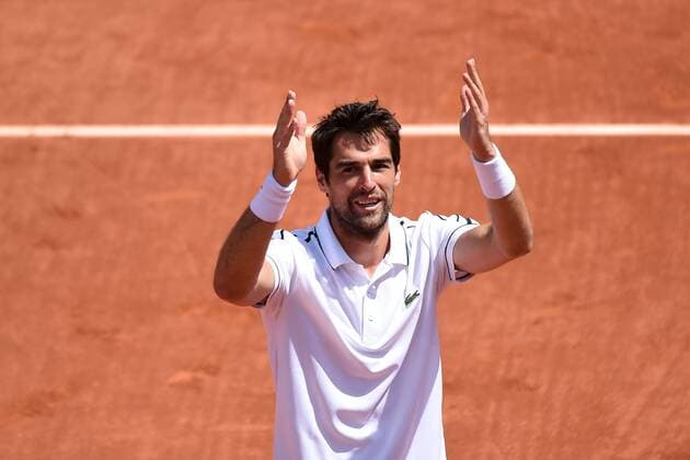 Jeremy Chardy (FRA) TENNIS : Roland Garros 2015 - Internationaux de France - 30 05 2015 TennisMagazine Panoramic 