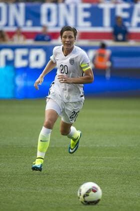 Aktuell Fußball, Damen, Länderspiel, USA - Südkorea May 30, 2015: US Women s national team Nationalteam forward Abby Wambach (20) is in action during the United States Women s vs. Korea Republic- International Friendly Länderspiel at Redbull Arena in Harrison, NJ. Mandatory Credit: Kostas Lymperopoulos Cal Media SOCCER 2015: Korea Republic vs United States MAY 30 - ZUMAc04_