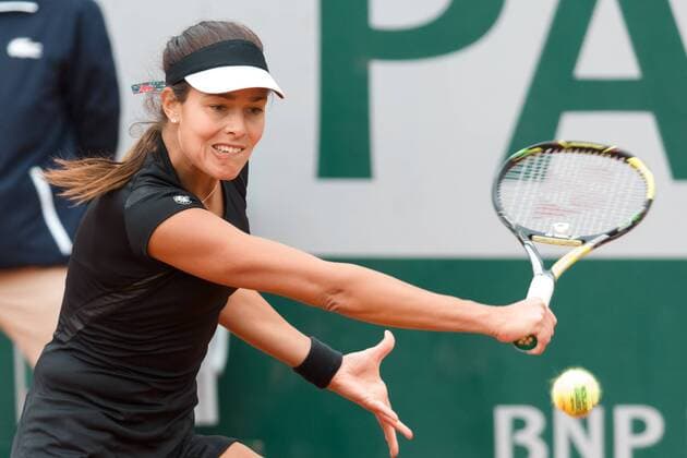 May 31, 2015: Ana IVANOVIC of Serbia in action in a 4th round match against Ekaterina MAKAROVA of the Russian Federation on day eight of the 2015 French Open tennis tournament at Roland Garros in Paris, France. Sydney Low Cal Media. Tennis 2015: French Open MAY 31 - ZUMAc04_