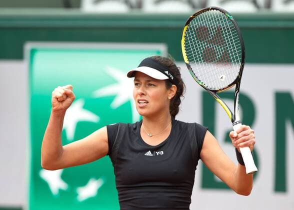 Ana Ivanovic (SRB) macht die Faust und jubelt,Jubel,Emotion, Tennis - French Open 2015 - Grand Slam ITF ATP Tennis Herren WTA Tennis Damen - Roland Garros - Paris - - France - 31 May 2015.