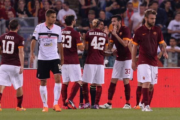 Nicolas Spolli Roma. Roma 31-05-2015 Stadio Olimpico. Football Calcio 2014 2015 Serie A. AS Roma vs. US Palermo. AntoniettaxBaldassarre