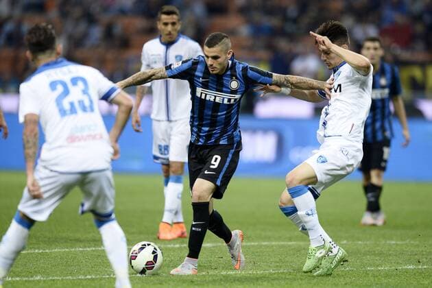 Db Milano 31 05 2015 - Serie A Inter Mailand vs. Empoli FC - Mauro Icardi-Federico Barba 