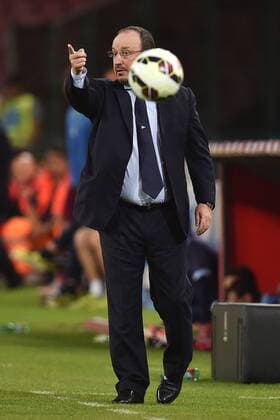 Aktuell Fußball, Italien, Serie A, SSC Neapel - Lazio Rom Rafael Benitez coach Napoli 31-05-2015 Stadio San Paolo Football Calcio Serie A 2014 2015 SSC Napoli vs. Lazio Roma. andreaxstaccioli