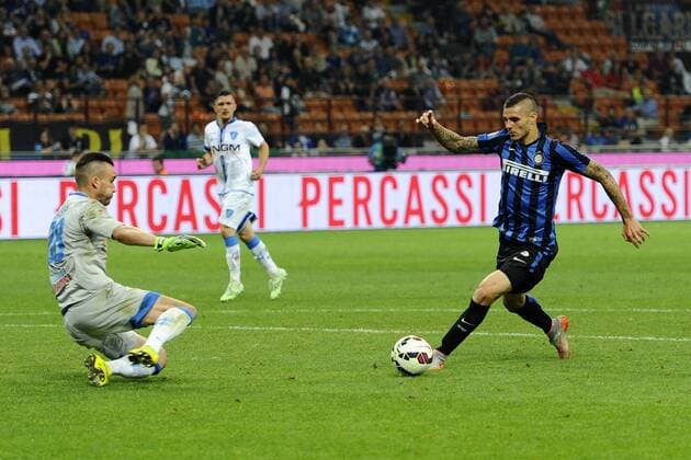 Gol fallito da Mauro Icardi Inter nel secondo tempo Milano 31-05-2015 Stadio Giuseppe Meazza - Football Calcio Serie A Inter Mailand vs. Empoli FC. giuseppexceleste