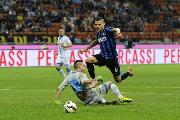 Gol fallito da Mauro Icardi Inter nel secondo tempo Milano 31-05-2015 Stadio Giuseppe Meazza - Football Calcio Serie A Inter Mailand vs. Empoli FC. giuseppexceleste