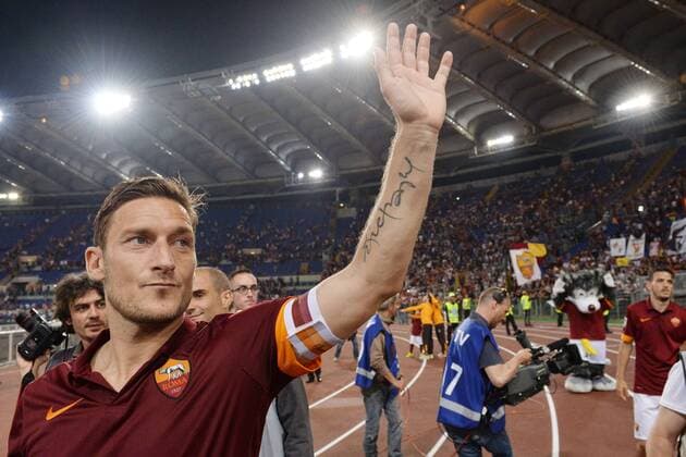 As Roma 31 05 2015 - Serie A AS Roma vs. US Palermo: Francesco Totti 