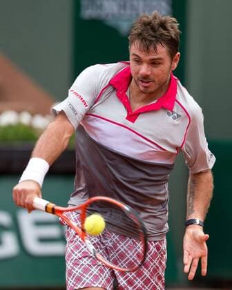 Stanislas Wawrinka (SUI) Tennis - French Open 2015 - Grand Slam ITF ATP Tennis Herren WTA Tennis Damen - Roland Garros - Paris - - France - 31 May 2015.