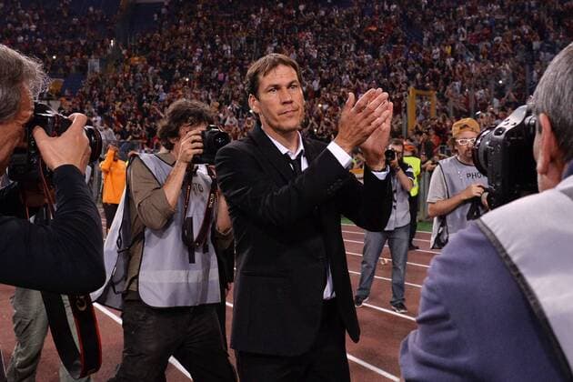 Rudi Garcia, allenatore della Roma. Roma 31-05-2015 Stadio Olimpico. Football Calcio 2014 2015 Serie A. AS Roma vs. US Palermo. AntoniettaxBaldassarre