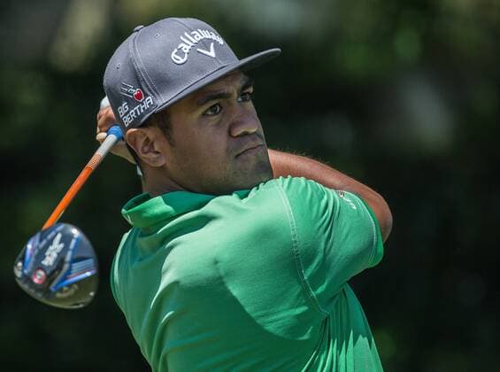 May 31, 2015: Tony Finau tees off on hole 4 during the fourth round of the AT&T Byron Nelson at TPC Four Seasons Resort in Irving, TX. GOLF: MAY 31 PGA Golf Herren - AT&T Byron Nelson Championship - Final Round Icon1505310234 EDITORIAL USE ONLY