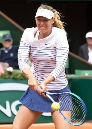 Maria Sharapova (RUS) Tennis - French Open 2015 - Grand Slam ITF ATP Tennis Herren WTA Tennis Damen - Roland Garros - Paris - - France - 1 June 2015.