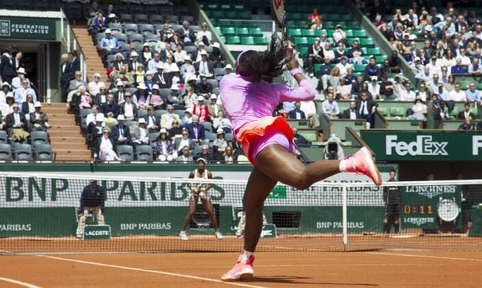 TENNIS - WTA Tennis Damen French Open 2015 PARIS,FRANCE,01.JUN.15 - TENNIS - WTA Tour, Grand Slam, Roland Garros, French Open. Image shows Serena Williams (USA). GEPAxpictures xMatthiasxHauer