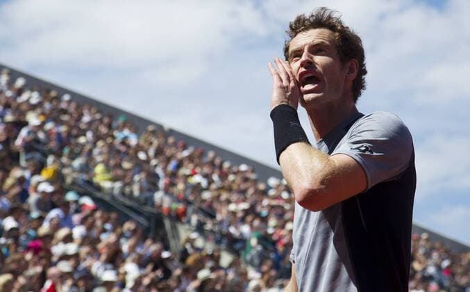 TENNIS - ATP Tennis Herren French Open 2015 PARIS,FRANCE,01.JUN.15 - TENNIS - ATP World Tour, Grand Slam, Roland Garros, French Open. Image shows Andy Murray (GBR). GEPAxpictures xMatthiasxHauer