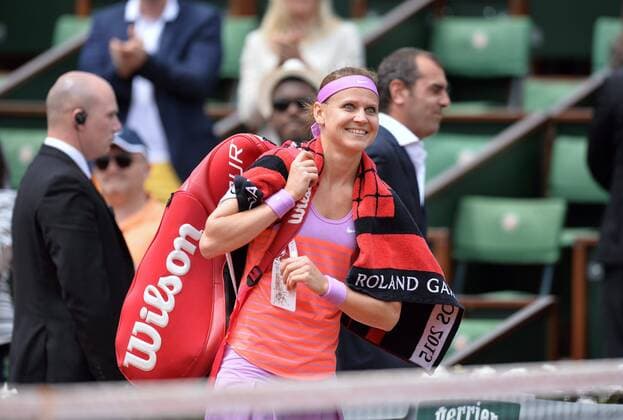 Lucie Safarova (cze) 8eme de finale SD TENNIS : Roland Garros 2015 - Internationaux de France - 01 06 2015 AnthonyBIBARD FEP Panoramic 
