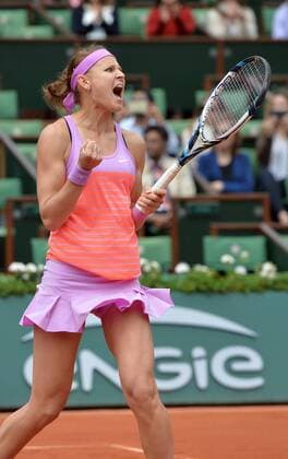 Lucie Safarova (cze) 8eme de finale SD TENNIS : Roland Garros 2015 - Internationaux de France - 01 06 2015 AnthonyBIBARD FEP Panoramic 