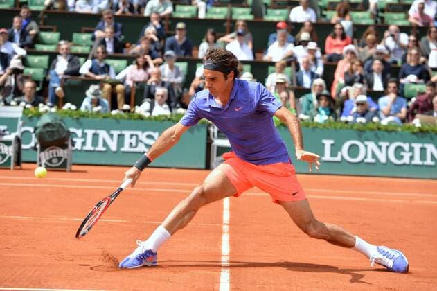 Roger Federer (sui) - 8eme de finale SH TENNIS : Roland Garros 2015 - Internationaux de France - 01 06 2015 AnthonyBIBARD FEP Panoramic 