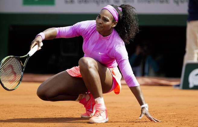 TENNIS - WTA Tennis Damen French Open 2015 PARIS,FRANCE,01.JUN.15 - TENNIS - WTA Tour, Grand Slam, Roland Garros, French Open. Image shows Serena Williams (USA). GEPAxpictures xMatthiasxHauer