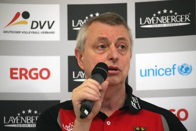 01.06.2015 Stuttgart, Nationaltrainer Deutschland Damen Volleyball Luciano Pedulla