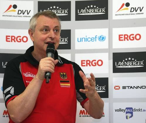 01.06.2015 Stuttgart, Nationaltrainer Deutschland Damen Volleyball Luciano Pedulla