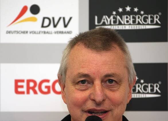01.06.2015 Stuttgart, Nationaltrainer Deutschland Damen Volleyball Luciano Pedulla