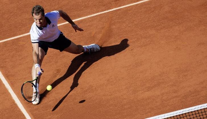 TENNIS - ATP Tennis Herren French Open 2015 PARIS,FRANCE,01.JUN.15 - TENNIS - ATP World Tour, Grand Slam, Roland Garros, French Open. Image shows Richard Gasquet (FRA). GEPAxpictures xMatthiasxHauer