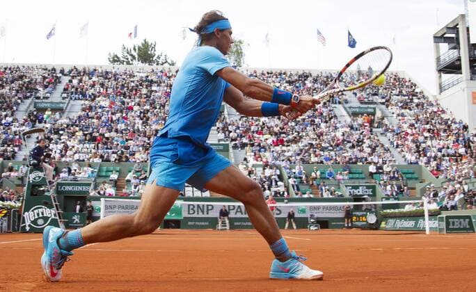 TENNIS - ATP Tennis Herren French Open 2015 PARIS,FRANCE,01.JUN.15 - TENNIS - ATP World Tour, Grand Slam, Roland Garros, French Open. Image shows Rafael Nadal (ESP). GEPAxpictures xMatthiasxHauer