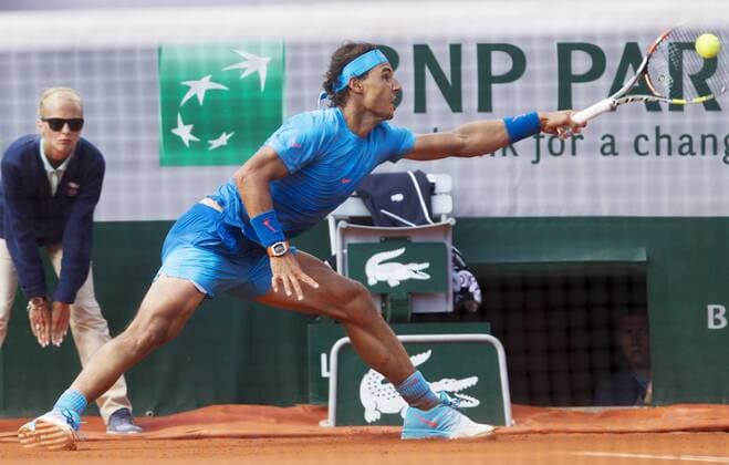 TENNIS - ATP Tennis Herren French Open 2015 PARIS,FRANCE,01.JUN.15 - TENNIS - ATP World Tour, Grand Slam, Roland Garros, French Open. Image shows Rafael Nadal (ESP). GEPAxpictures xMatthiasxHauer