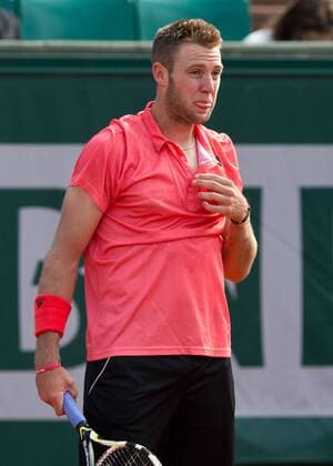 Jack Sock (USA) reagiert enttäuscht,Enttäuschung,Aerger,Frust,Emotion, Tennis - French Open 2015 - Grand Slam ITF ATP Tennis Herren WTA Tennis Damen - Roland Garros - Paris - - France - 1 June 2015.