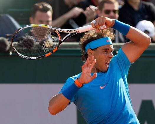 Rafael Nadal (ESP) Tennis - French Open 2015 - Grand Slam ITF ATP Tennis Herren WTA Tennis Damen - Roland Garros - Paris - - France - 1 June 2015.