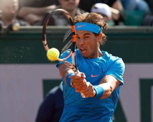 Rafael Nadal (ESP) Tennis - French Open 2015 - Grand Slam ITF ATP Tennis Herren WTA Tennis Damen - Roland Garros - Paris - - France - 1 June 2015.