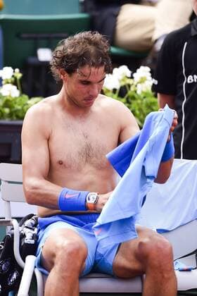Rafael Nadal (esp) torse nu TENNIS : Roland Garros 2015 - Internationaux de France - 01 06 2015 
