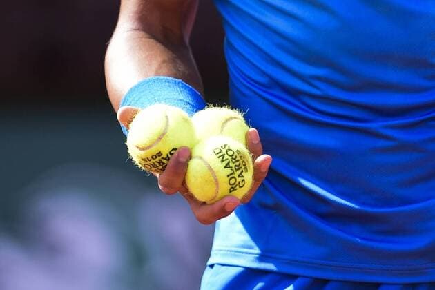 ilustration balles de Tennis TENNIS : Roland Garros 2015 - Internationaux de France - 01 06 2015 