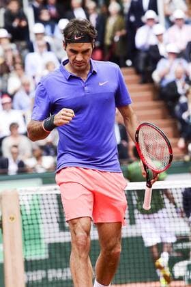Roger Federer (sui) TENNIS : Roland Garros 2015 - Internationaux de France - 01 06 2015 