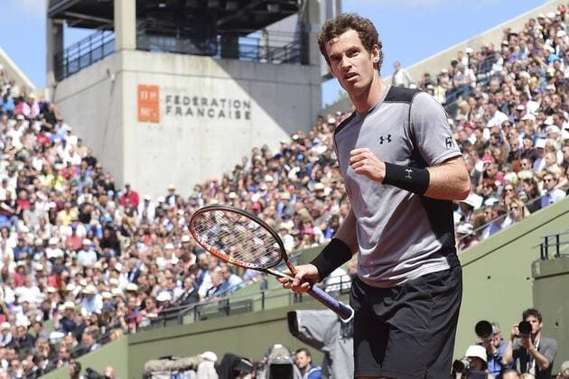 Andy Murray (gbr) TENNIS : Roland Garros 2015 - Internationaux de France - 01 06 2015 