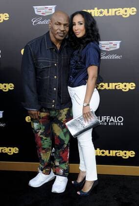 Mike Tyson & wife Lakiha Spicer ENTOURAGE FILM PREMIERE  PatrickxRideaux PicturePerfect