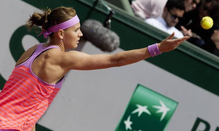 TENNIS - WTA Tennis Damen French Open 2015 PARIS,FRANCE,02.JUN.15 - TENNIS - WTA Tour, Grand Slam, Roland Garros, French Open. Image shows Lucie Safarova (CZE). GEPAxpictures xMatthiasxHauer