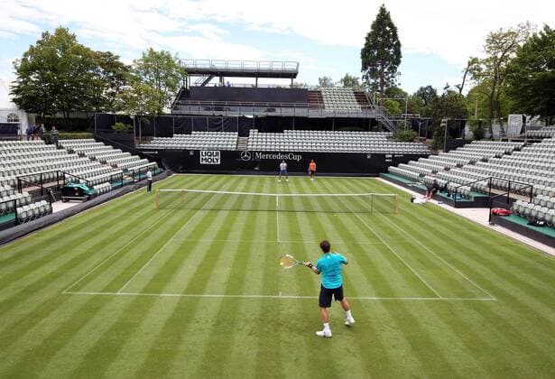 MercedesCup 2015 Deutschland, Stuttgart, 02.06.2015, Tennis, ATP Tennis Herren MercedesCup 2015 Stuttgart Weissenhof: Rasen Centre Court.