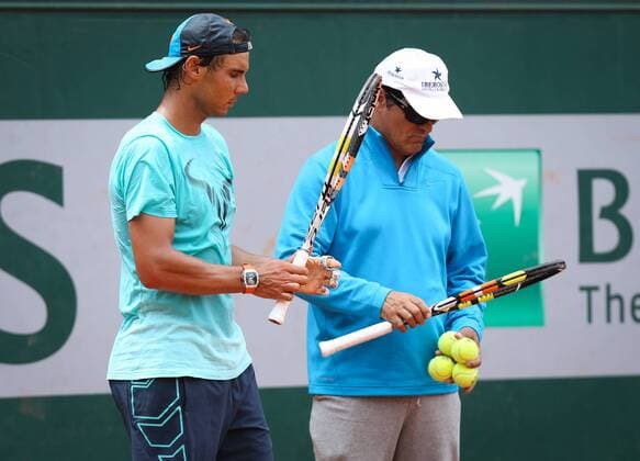 - PARIS, FRANCE: Spanish Rafael Nadal pictured during a training session at the Roland Garros French Open tennis tournament, in Paris, France, Tuesday 02 June 2015. The Roland Garros Grand Slam takes place from 24 May to 07 June 2015. VIRGINIExLEFOUR  x04635573x