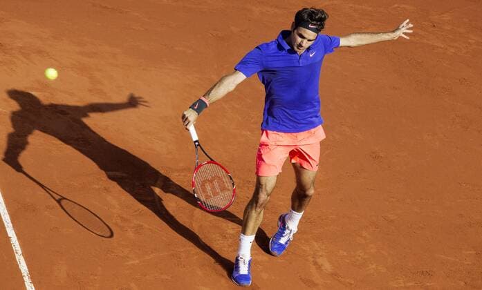 TENNIS - ATP Tennis Herren French Open 2015 PARIS,FRANCE,02.JUN.15 - TENNIS - ATP World Tour, Grand Slam, Roland Garros, French Open. Image shows Roger Federer (SUI). GEPAxpictures xMatthiasxHauer
