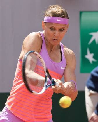 Lucie Safarova (CZE) Tennis - French Open 2015 - Grand Slam ITF ATP Tennis Herren WTA Tennis Damen - Roland Garros - Paris - - France - 2 June 2015.