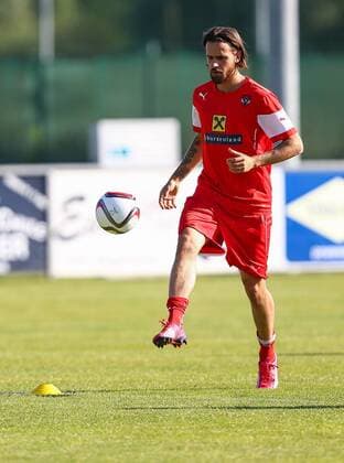 Fussball ÖFB Nationalteam, team training course STEGERSBACH,AUSTRIA,02.JUN.15 - Fussball ÖFB Nationalteam, Oesterreichischer Fussball-Bund, team training course. Image shows Martin Harnik (AUT). GEPAxpictures xCh.xKelemen