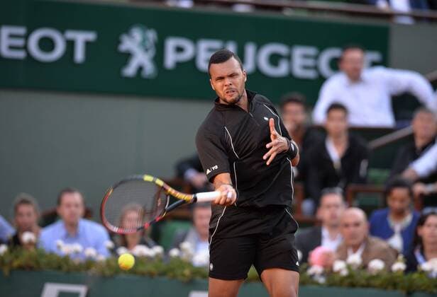 Jo Wilfried Tsonga (fra) vs Kei Nishikori (jap) - 1 4finale SH TENNIS : Roland Garros 2015 - Internationaux de France - 02 06 2015 AnthonyBIBARD FEP Panoramic 