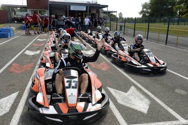 illustration FOOTBALL : Entrainement - Belgique - Seance de Karting - 02 06 2015 PhotoNews Panoramic 