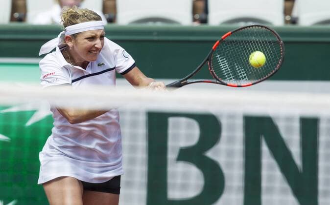 TENNIS - WTA Tennis Damen French Open 2015 PARIS,FRANCE,03.JUN.15 - TENNIS - WTA World Tour, Grand Slam, Roland Garros, French Open. Image shows Timea Bacsinszky (SUI). GEPAxpictures xMatthiasxHauer