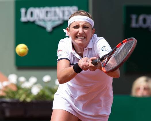 Timea Bacsinszky (SUI) Tennis - French Open 2015 - Grand Slam ITF ATP Tennis Herren WTA Tennis Damen - Roland Garros - Paris - - France - 3 June 2015. Juergen Hasenkopf