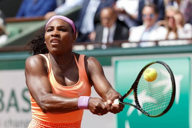 June 3, 2015: Serena Williams of United States of America in action in a Quarterfinal match against Sara Errani of Italy on day eleven of the 2015 French Open tennis tournament at Roland Garros in Paris, France. Williams won 61 63. Sydney Low Cal Media. Tennis 2015: French Open JUNE 3 - ZUMAc04_