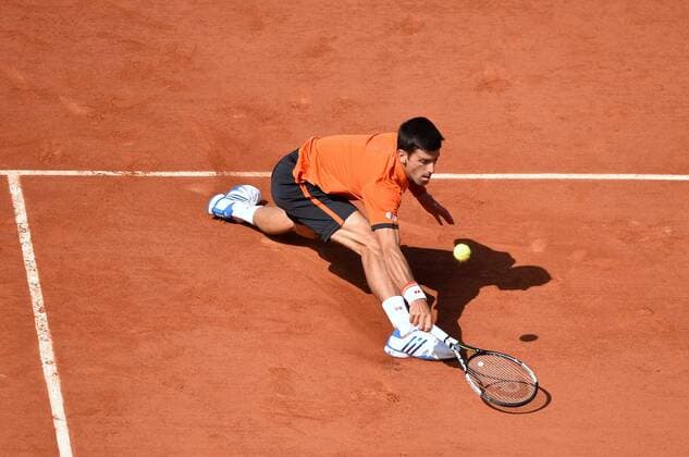 Novak Djokovic (srb)- 1 4 finale TENNIS : Roland Garros 2015 - Internationaux de France - 03 06 2015 AnthonyBIBARD FEP Panoramic 