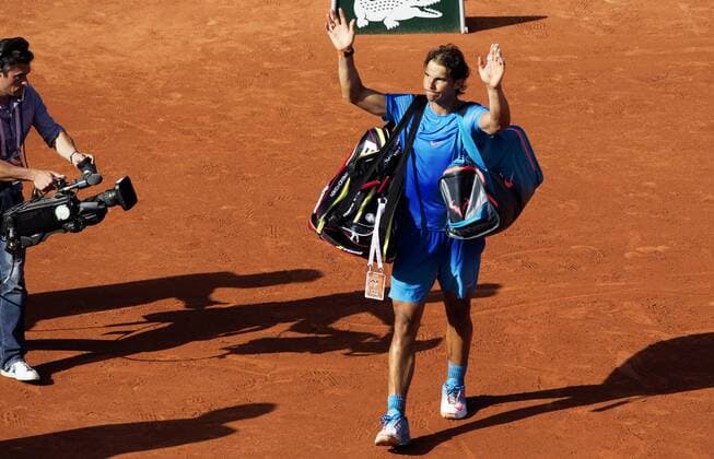 TENNIS - ATP Tennis Herren French Open 2015 PARIS,FRANCE,03.JUN.15 - TENNIS - ATP World Tour, Grand Slam, Roland Garros, French Open. Image shows Rafael Nadal (ESP). GEPAxpictures xMatthiasxHauer