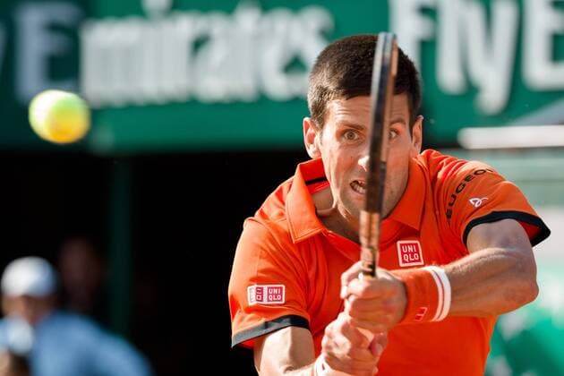 June 3, 2015: Novak Djokovic of Serbia in action in a Quarterfinal match against Rafael Nadal of Spain on day eleven of the 2015 French Open tennis tournament at Roland Garros in Paris, France. Djokovic won 75 63 61. Sydney Low Cal Media. Tennis 2015: French Open JUNE 3 - ZUMAc04_