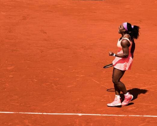 03.06.2015. Paris, France. Roland Garros French Open. Serena Williams of USA in action during her Women s Singles match against Sara Errani of Italy on day eleven of the 2015 French Open 2015 in Paris, France. Williams won the match 6-1 6-3 to move into the semi finals xBenxPipex  ActionPlus11627163